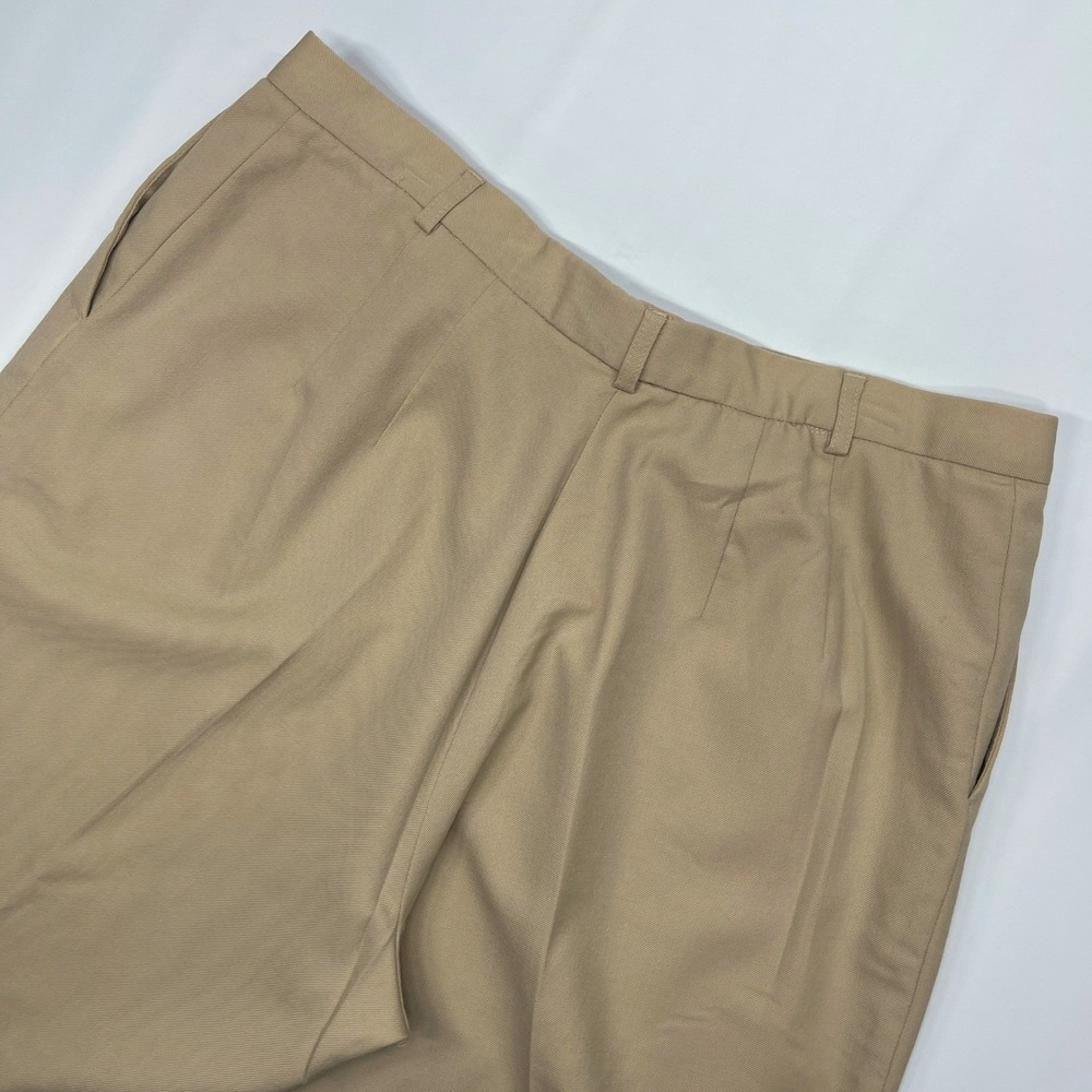 Pendleton Plus Tan Khaki Trousers 18W Classic Preppy Workwear Straight Leg Pants